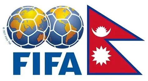 FIFA-Nepal FIFA logo, Nepal flag