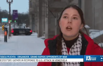 Woman Arrested Mid-Interview After Protest Against U.S. Action in Venezuela