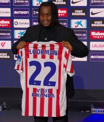 Atletico Madrid Unveil Lookman After Atalanta Transfer
