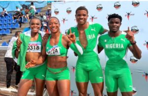 Team Nigeria Surge at World Relays Qualifiers as Mixed 4x100m, Men’s 4x400m Seal Spots