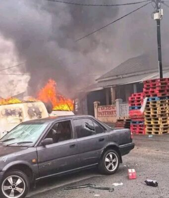 ‘No To Igbo king’ protests turn violent in South Africa