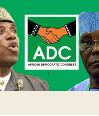 Rowdy Scene at ADC Secretariat as Atiku, Amaechi Submit 2027 Presidential Forms