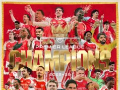 Arsenal Crowned 2025/26 Premier League Champions, Ending 22-Year Drought