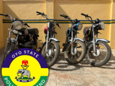 Oyo Police Bust Eight-Man Motorcycle Theft Syndicate