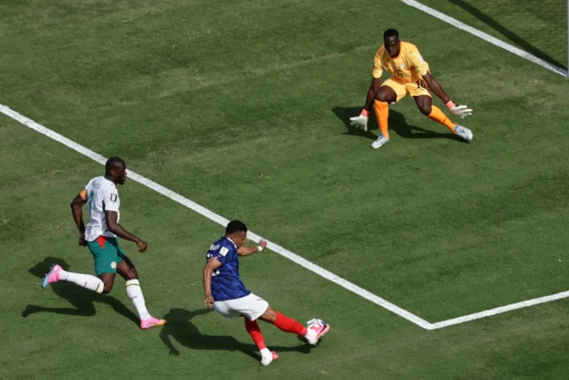 Mbappe scores