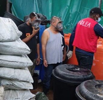 NDLEA Busts Major Meth Lab in Oyo Forest, Arrests Mexican Drug Expert, Four Nigerians