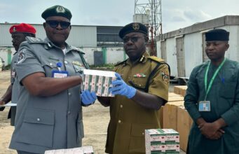 Nigeria Customs, UAE Authorities Intercept Tramadol Smuggling Attempt at Lagos Airport