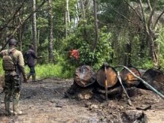 Navy Uncovers Reactivated Illegal Refinery Camps, Seizes 126,000 Litres of Stolen Crude in Rivers