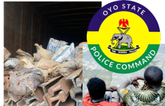Oyo Police Bust Railway Vandalism Syndicate, Recover Stolen Rail Tracks Worth ₦200m