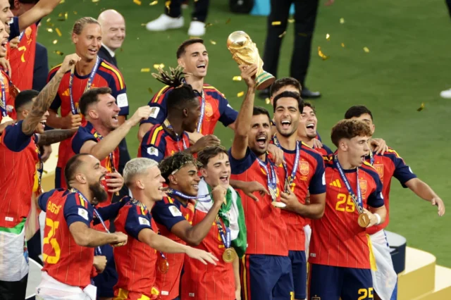 Spain worldcup trophy